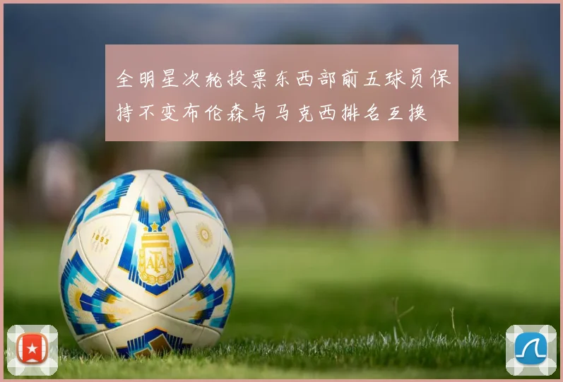 全明星次轮投票东西部前五球员保持不变布伦森与马克西排名互换